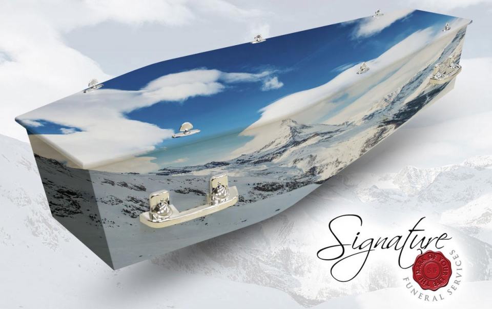 materhorn personalised coffin